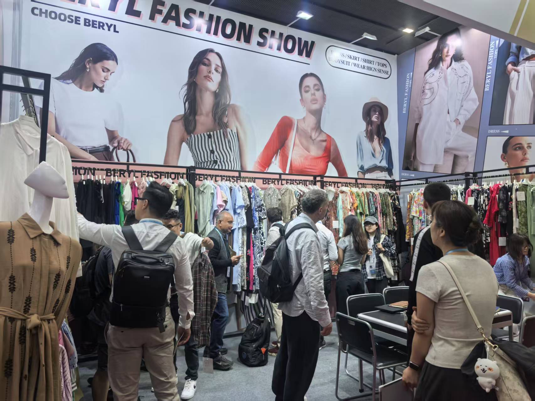 Beryl Fashion, 138th Canton Fair, Women's Clothing OEM, Apparel ODM Services, Fashion Manufacturer China, Trendy Ladies Wear, Garment Export Expert, Custom Clothing Supplier
